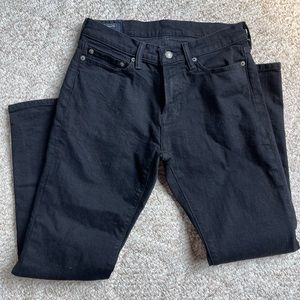 Abercrombie Athletic Skinny Black Jeans